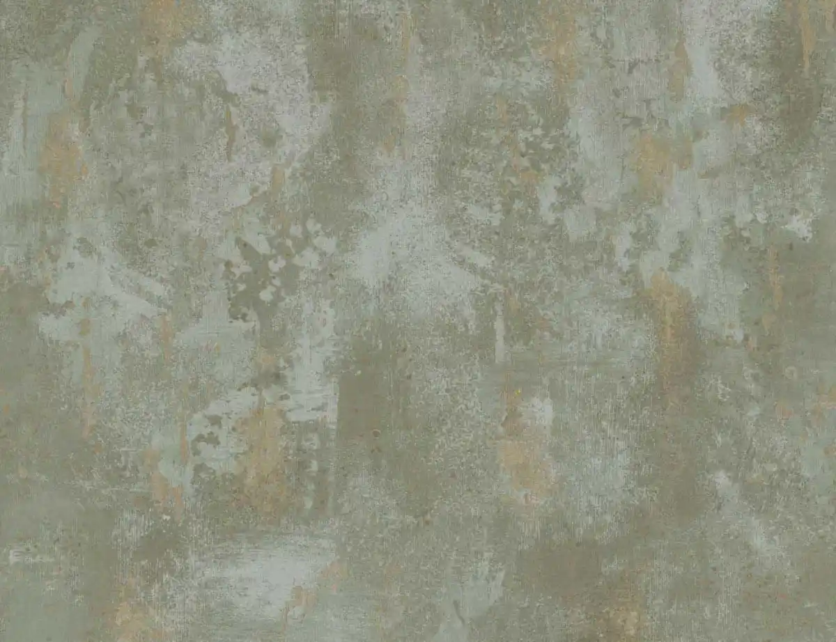 Bild 1 von Vliestapete Betonoptik Grün, Braun
