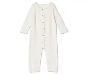 Baby-Strickstrampler mit Ajourmuster
