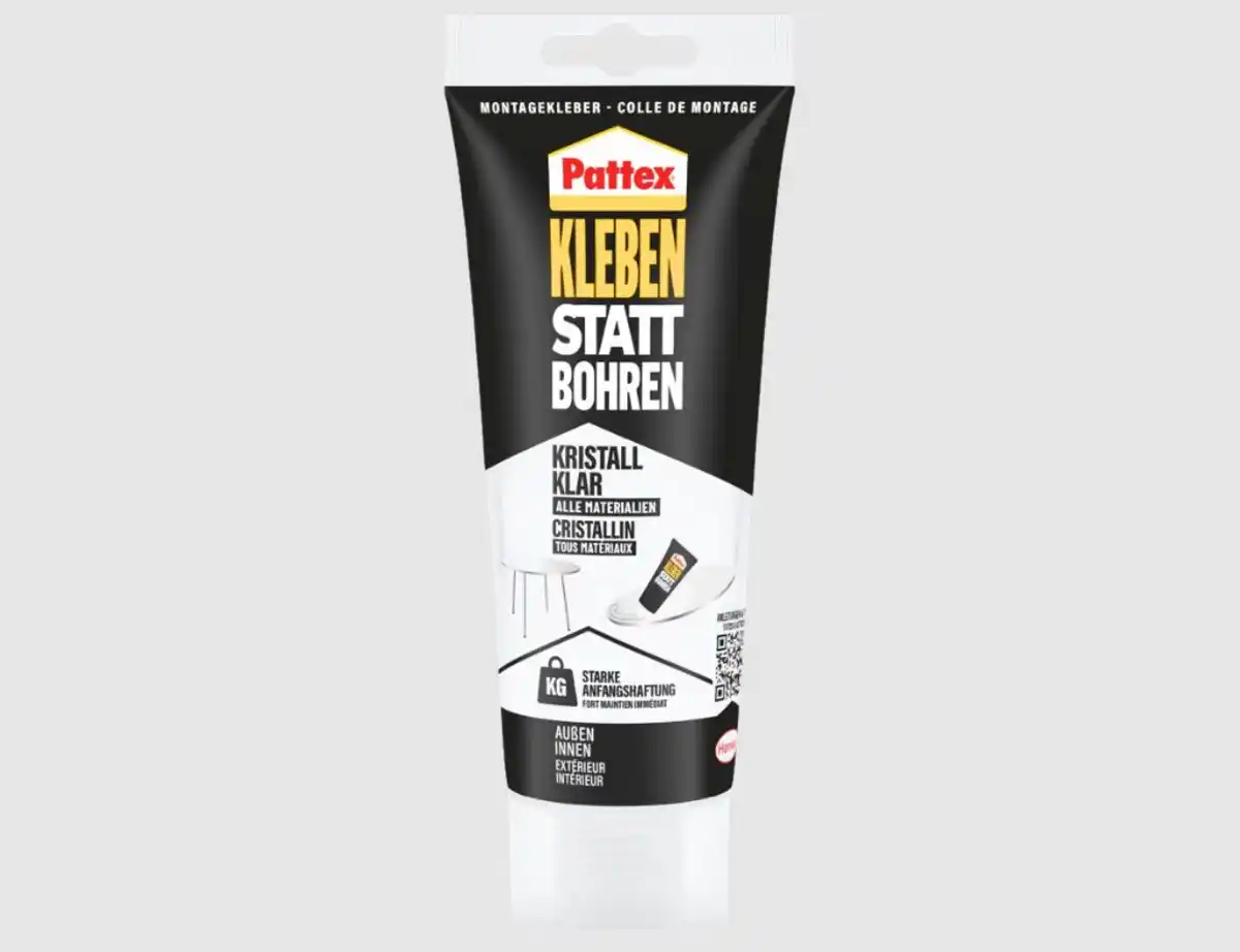 Bild 1 von Pattex Kleben statt Bohren Kristallklar