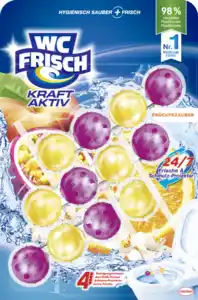 WC FRISCH Kraft Aktiv Duftspüler Früchtezauber Super-Pack, 150 g