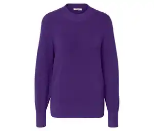Feinstrickpullover, lila