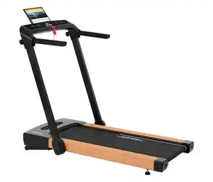 Christopeit Laufband 2 in 1 in Holzoptik