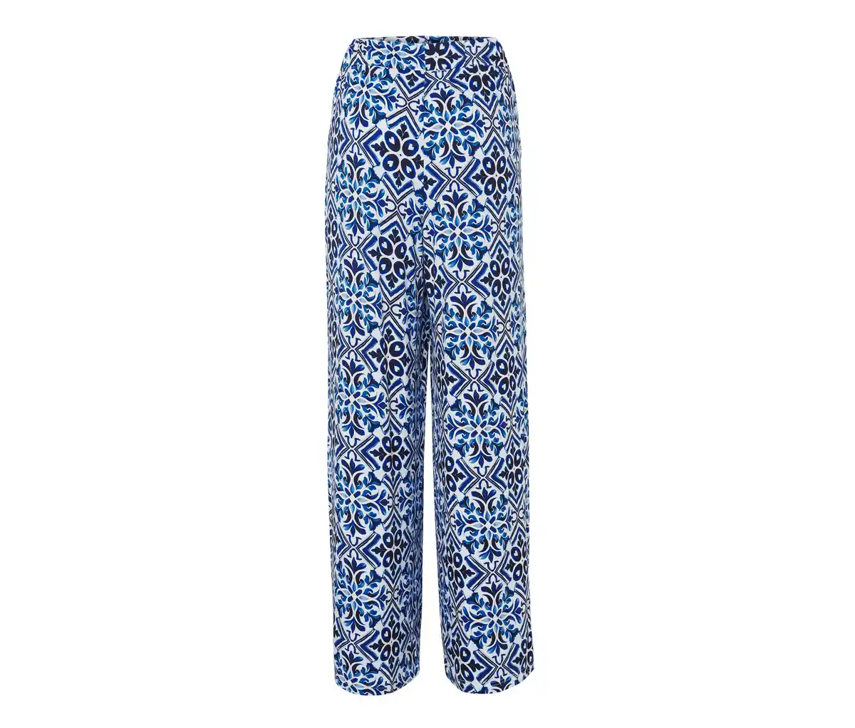 Bild 1 von Bedruckte Palazzohose, blau