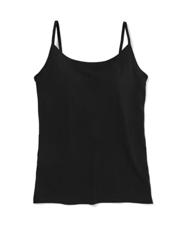 Bild 2 von Damen-BH-Hemd mit integrierten Cups schwarz