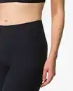 Bild 1 von Damen-Radlerhose mit körperformenden Eigenschaften und hoher Taille schwarz