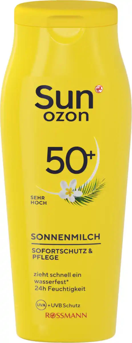 Bild 2 von sunozon Sonnenmilch LSF 50+, 200 ml