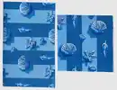 Bild 1 von Badgarnitur Muscheln Streifen Blau