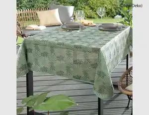 Gartentischdecke Emden Blätter Salbei 130x160cm