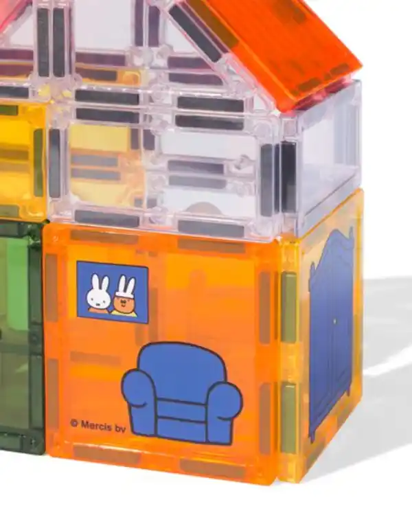Bild 3 von Miffy magnetische Baukacheln mit Freunden 52-teilig