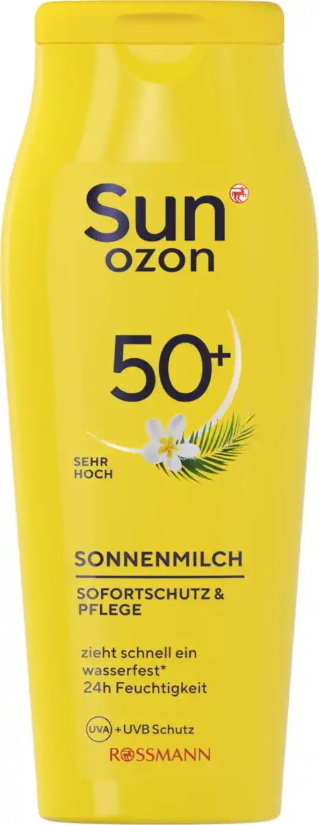 Bild 1 von sunozon Sonnenmilch LSF 50+, 200 ml