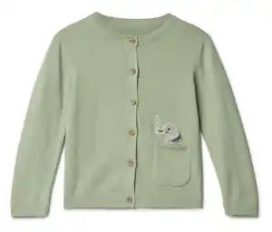 Kinder-Strickjacke mit Applikation