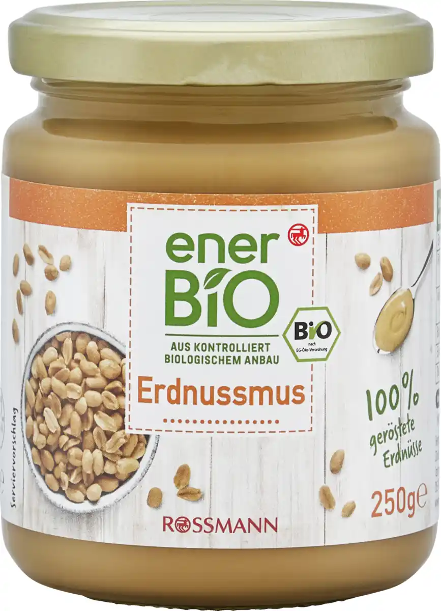 Bild 1 von enerBiO Erdnussmus, 250 g