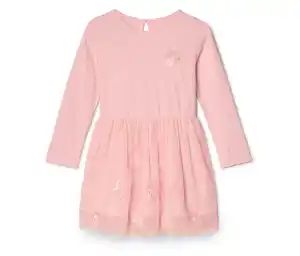 Kinder-Jerseykleid mit Pailletten