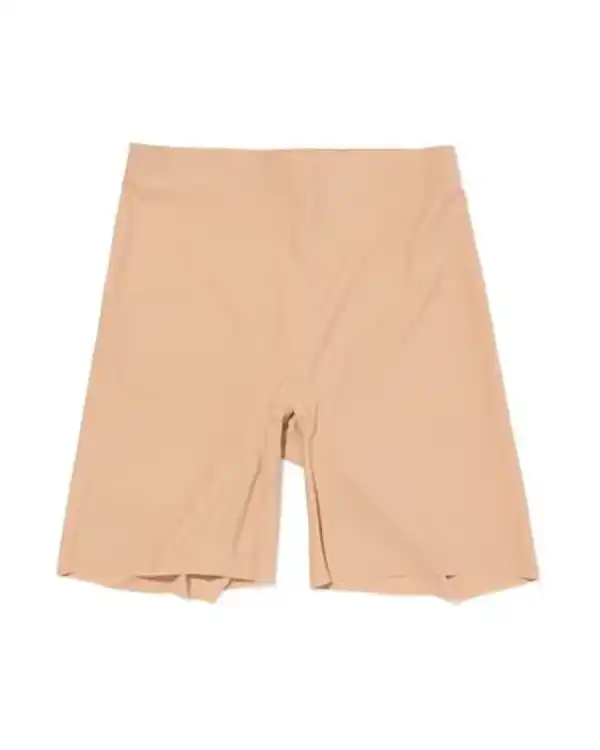 Bild 3 von Mittelstark figurfreundliche Radlerhose mit hoher Taille beige