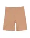 Bild 3 von Damen-Radlerhose mit hohem Bund mittelstark figurfreundlich Elasthan Flachnähte hellbraun
