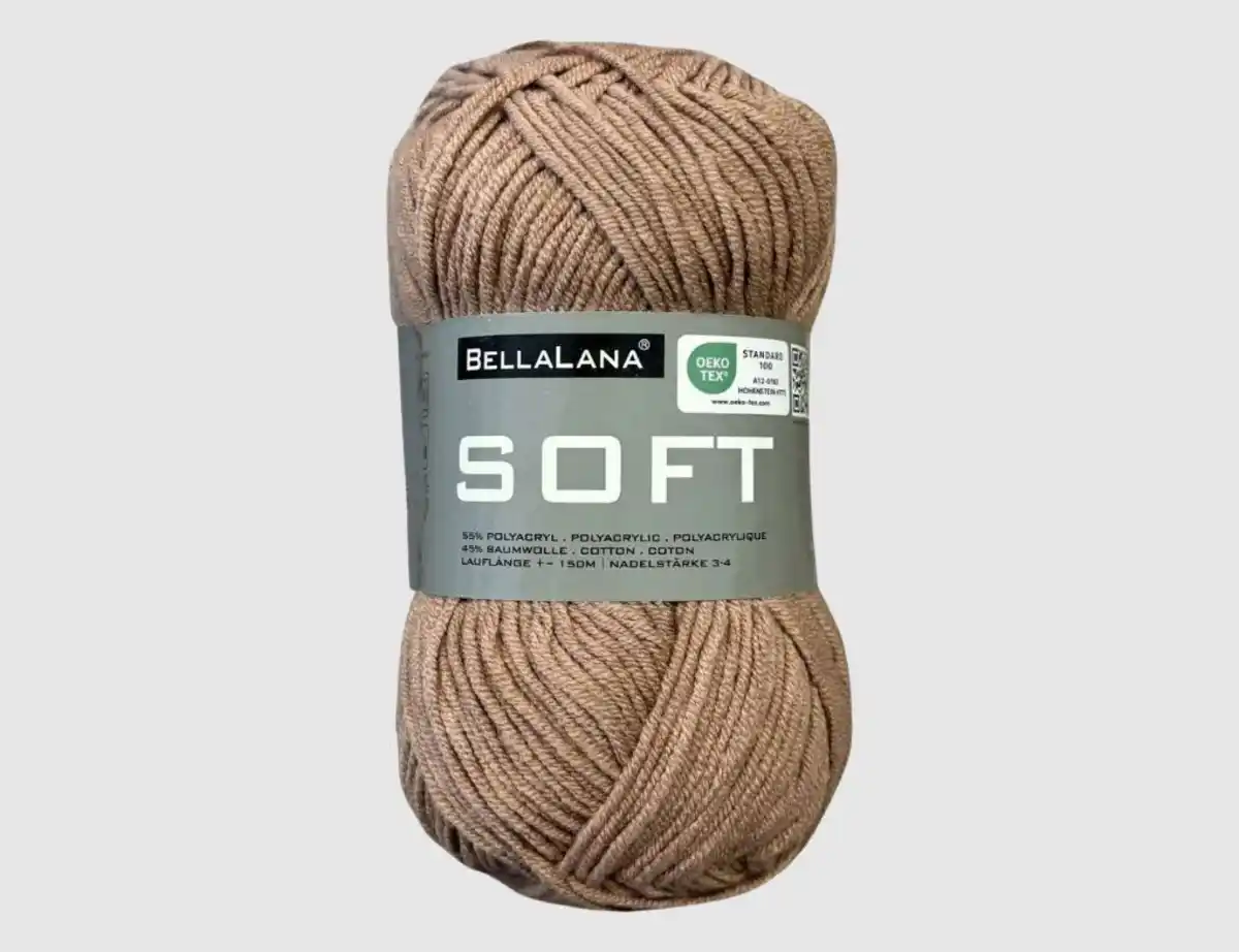 Bild 1 von Strickgarn BellaLana Soft Cappucino