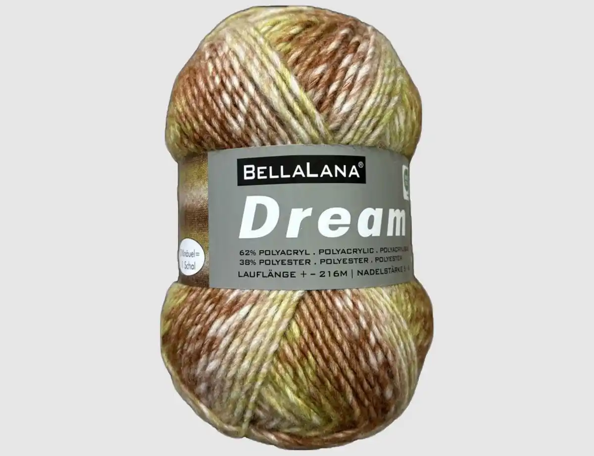Bild 1 von Strickgarn BellaLana Dream Rost gemustert