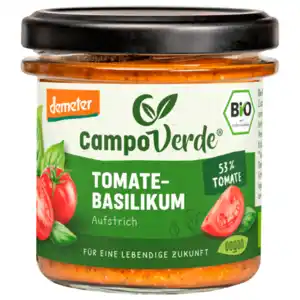 Campo Verde Bio Demeter Tomate-Basilikum Aufstrich 135g