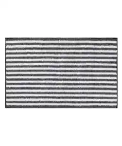 Badematte Chenille, silber