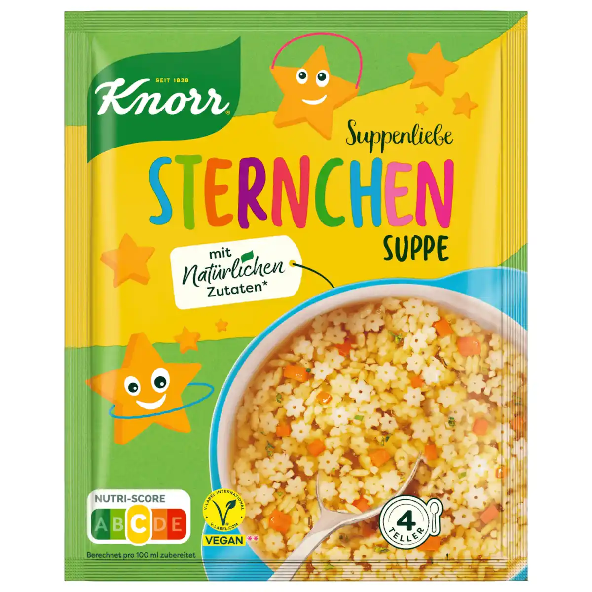 Bild 1 von Knorr Suppenliebe Sternchen Suppe vegan 85g