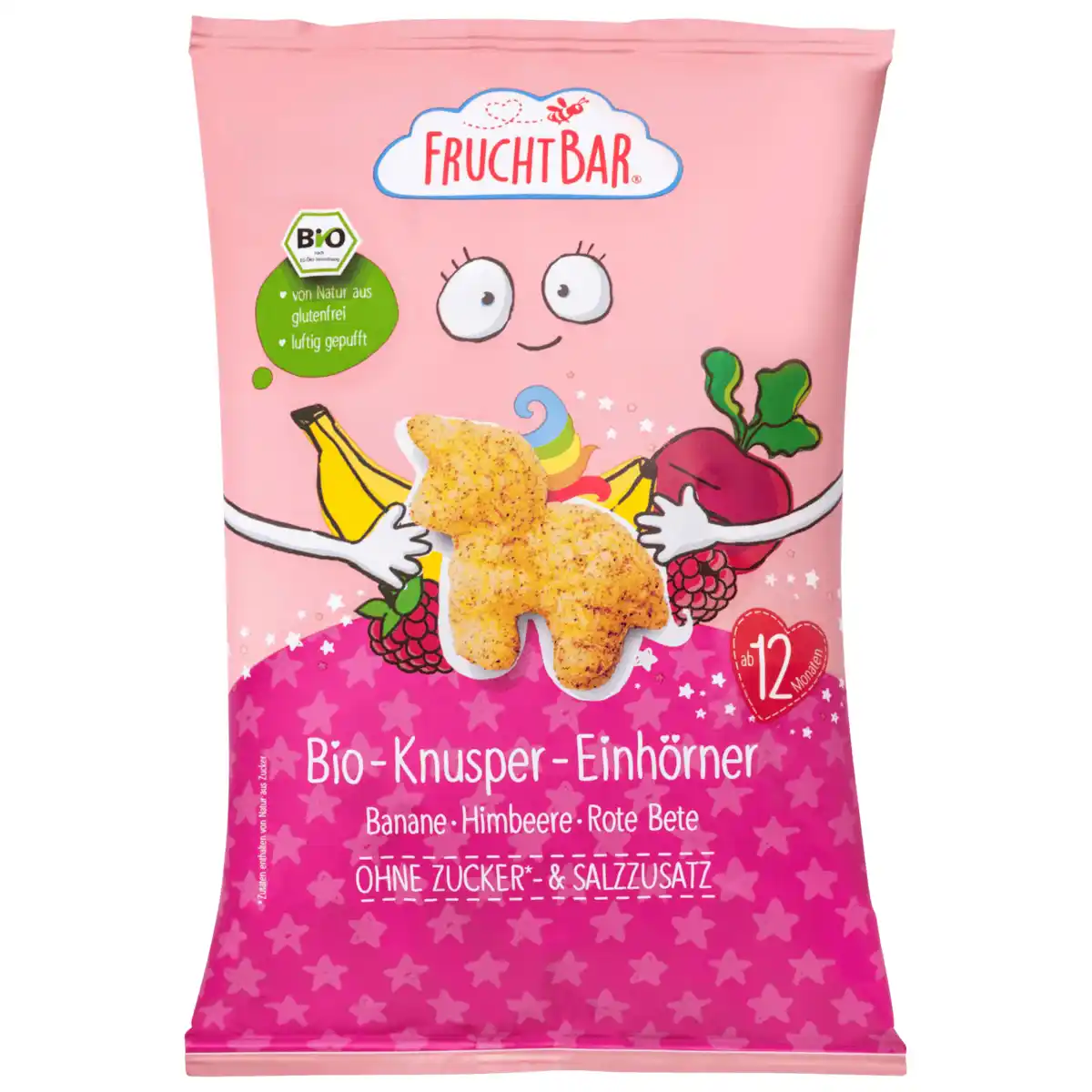 Bild 1 von FruchtBar Bio-Knusper-Einhörner 30g
