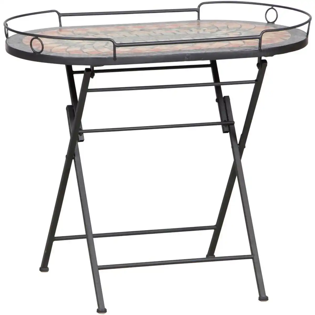 Bild 1 von GARTENBEISTELLTISCH 380831, Schwarz, Multicolor