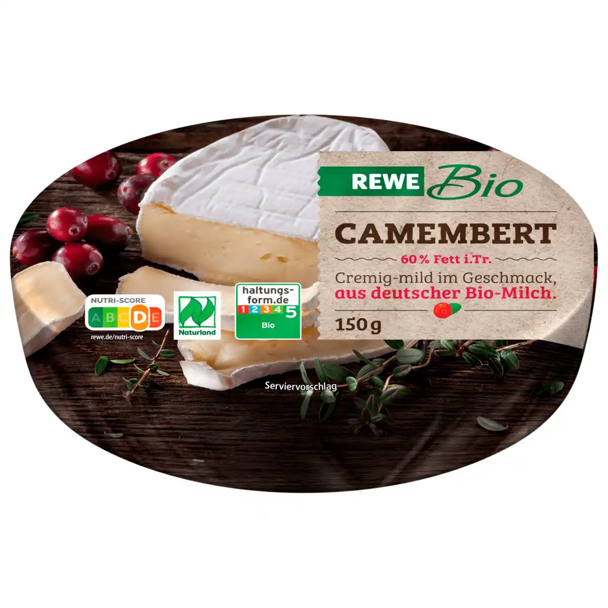 Bild 1 von REWE Bio Camembert 150g