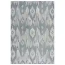 Bild 1 von Flair Rugs Wollteppich, Blau, Textil, Abstraktes, rechteckig, 160x230 cm, für Fußbodenheizung geeignet, Teppiche & Böden, Teppiche, Naturteppiche