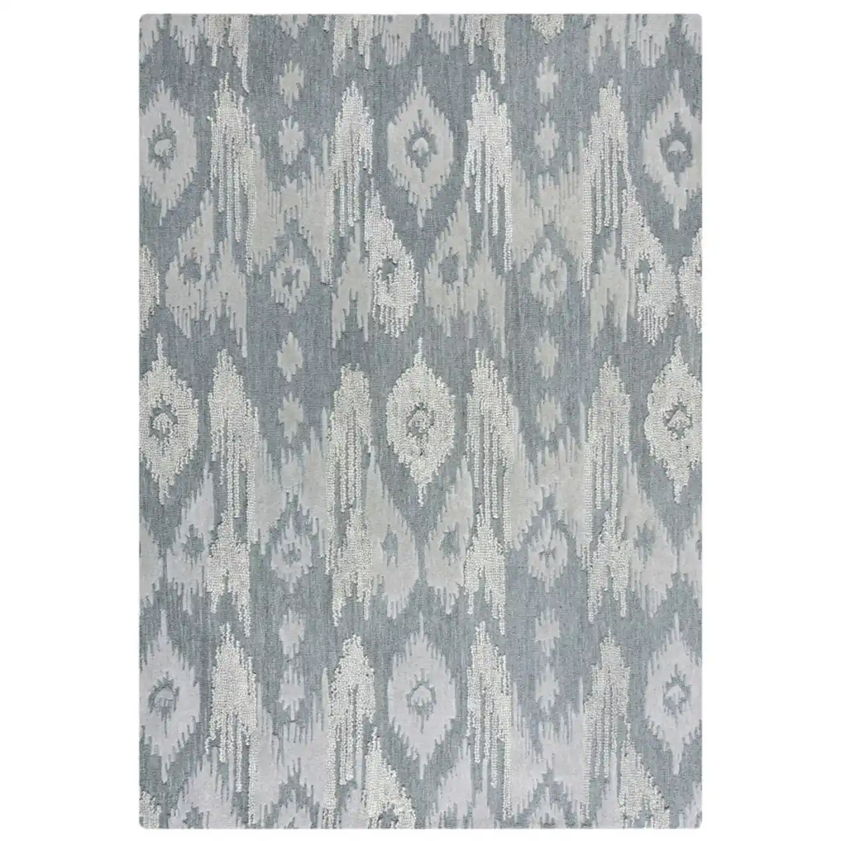 Bild 1 von Flair Rugs Wollteppich, Blau, Textil, Abstraktes, rechteckig, 160x230 cm, für Fußbodenheizung geeignet, Teppiche & Böden, Teppiche, Naturteppiche