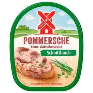 Rügenwalder Mühle Pommersche Gutsleberwurst Schnittlauch 125g