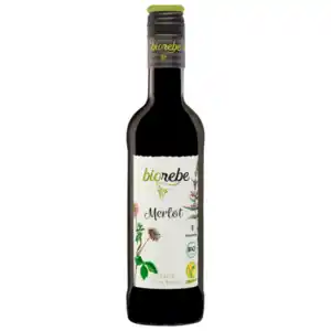 Biorebe Bio Rotwein Merlot trocken 0,25l