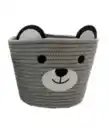 Bild 1 von Aufbewahrungskorb Bär, grau