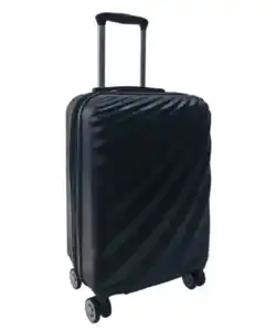 Schwarzer Hartschalenkoffer, schwarz
