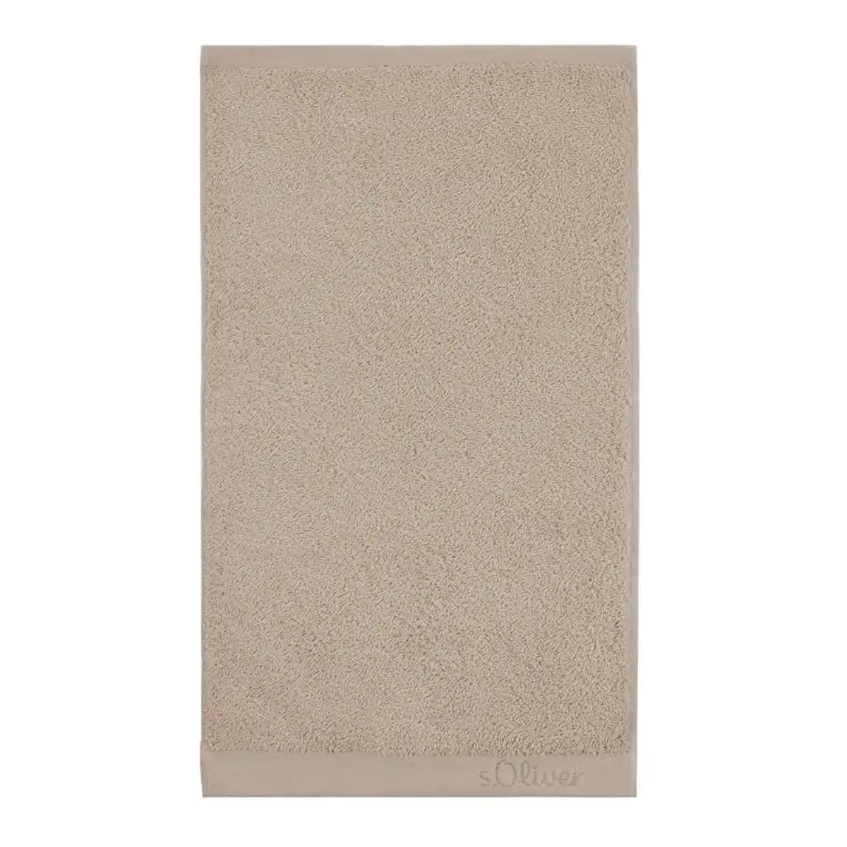 Bild 1 von S. Oliver Gästetuch, Beige, Textil, Uni, 30x50 cm, Oeko-Tex® Standard 100, Oeko-Tex® Made IN Green, Aufhängeschlaufe, durchgefärbt, angenehm weich, hochwertige Qualität, Bordüre, Badtextilien,