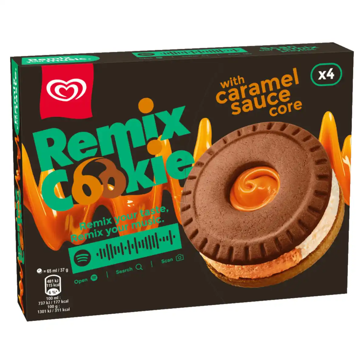 Bild 1 von Langnese Remix Cookie 265ml