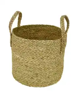 Aufbewahrungskorb aus Seegras, braun