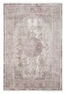 Webteppich Marcus 3 in Rosa ca. 160x230cm, Rosa