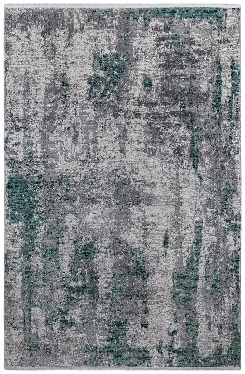 Bild 1 von Webteppich Malik 2 in Creme/Hellgrün ca.120x170cm, Creme, Hellgrün