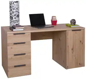 Schreibtisch in Eiche Artisan, Eiche Artisan