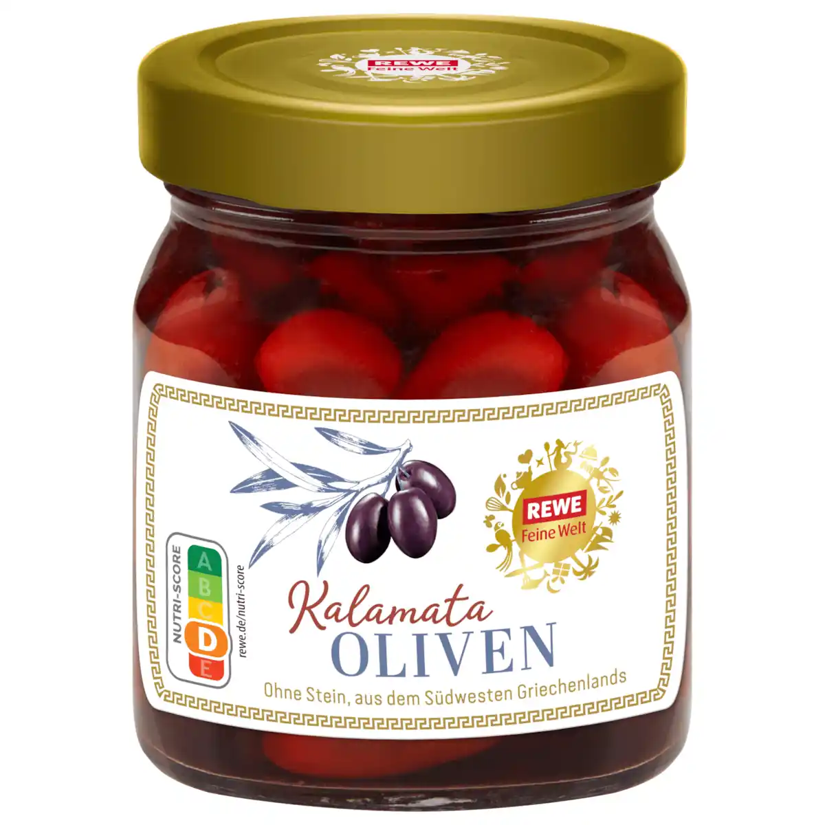 Bild 1 von REWE Feine Welt Kalamata Oliven ohne Stein 135g