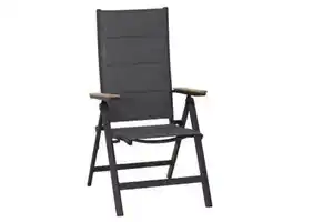 Gartenklappsessel Tesoro ca. 59x110 cm Anthr./Teakholz, Anthrazit
