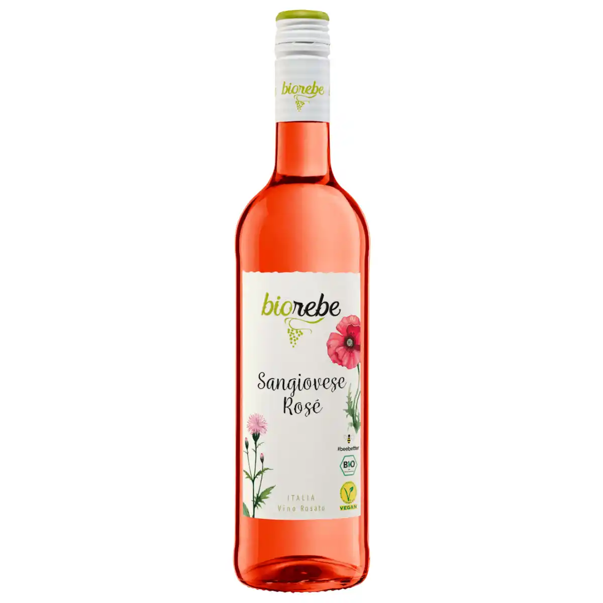 Bild 1 von Biorebe Bio Roséwein Sangiovese Rosé halbtrocken 0,75l