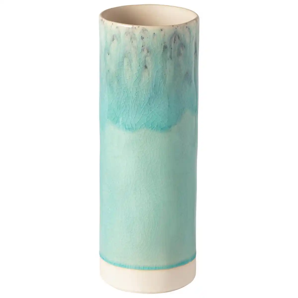 Bild 1 von Costa Nova Vase, Hellblau, Keramik, zylindrisch, 25 cm, Handmade in Europe, handgemacht, Dekoration, Vasen, Keramikvasen