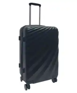 Schwarzer Hartschalenkoffer, schwarz