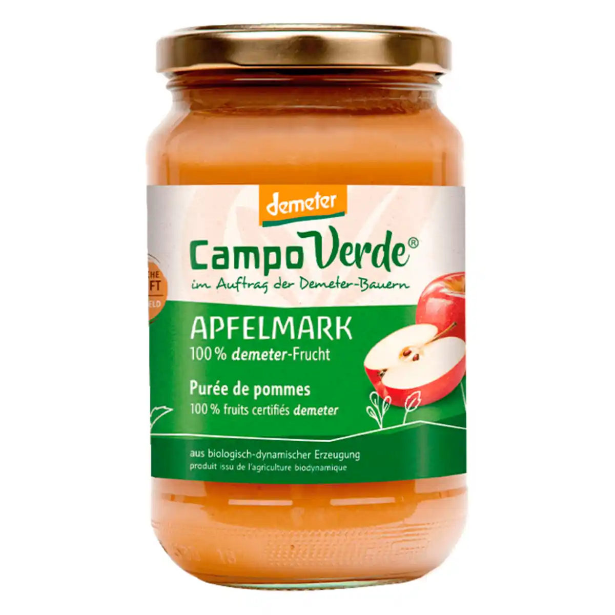Bild 1 von Campo Verde Bio Demeter Apfelmark 360g