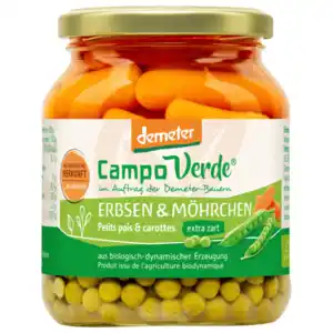 Campo Verde Bio Demeter Erbsen & Möhrchen 220g