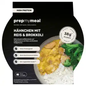 Prepmymeal Hähnchen mit Reis & Brokkoli 500g