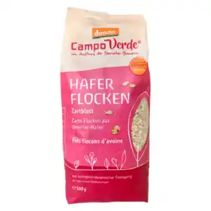 Campo Verde Bio Demeter Haferflocken Zartblatt 500g