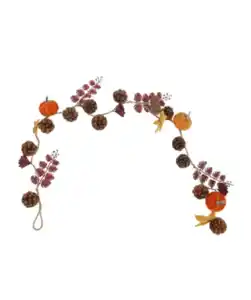 Herbstliche Deko-Girlande, bunt