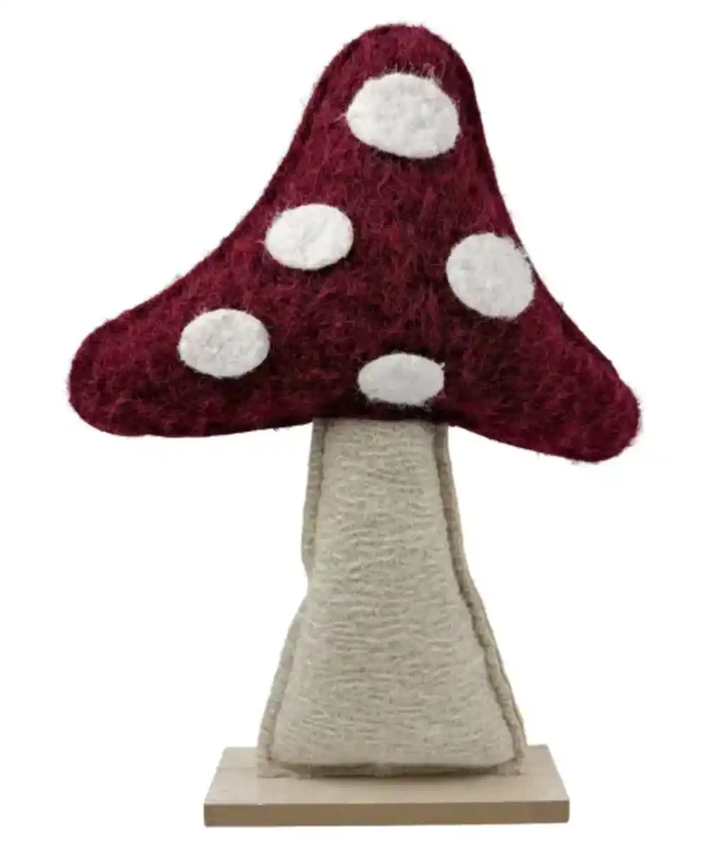 Bild 1 von Deko-Pilz aus Filz, rot